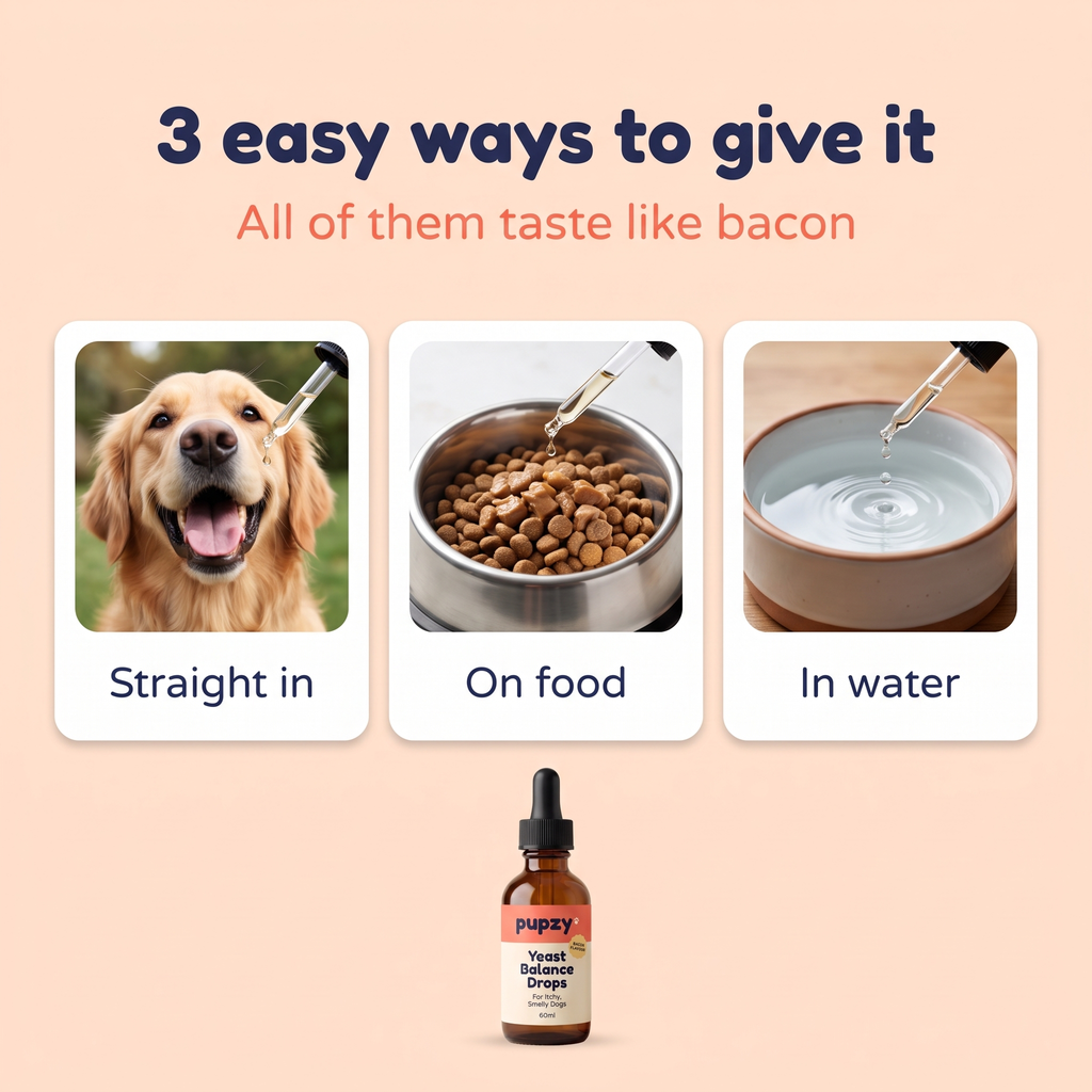 3 easy ways to give it: straight in, on food, in water